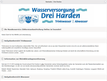 Tablet Screenshot of dreiharden.net